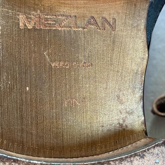 MEZLAN Men’s Julian Brown Leather Derbys Size 11